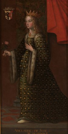 Adelaide of Susa,  wife of Otto of Savoy. Artist: Anonymous 
