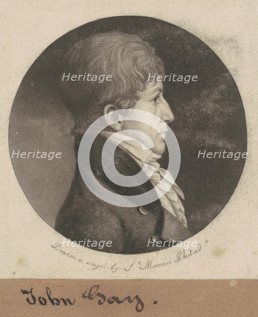 John Gay, 1802. Creator: Charles Balthazar Julien Févret de Saint-Mémin.