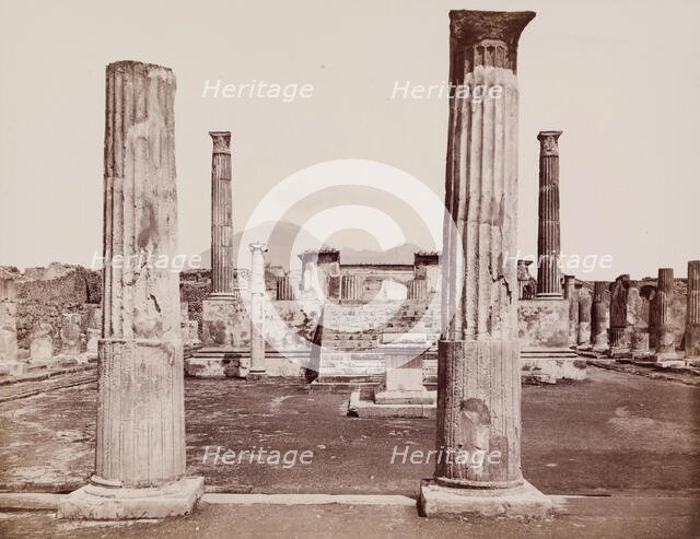 Temple of Venus, Pompeii, between 1880 and 1890. Creator: Giorgio Sommer.