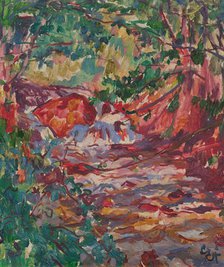 Mountain stream near Daganece, c1918. Creator: Giacometti, Giovanni (1868-1933).