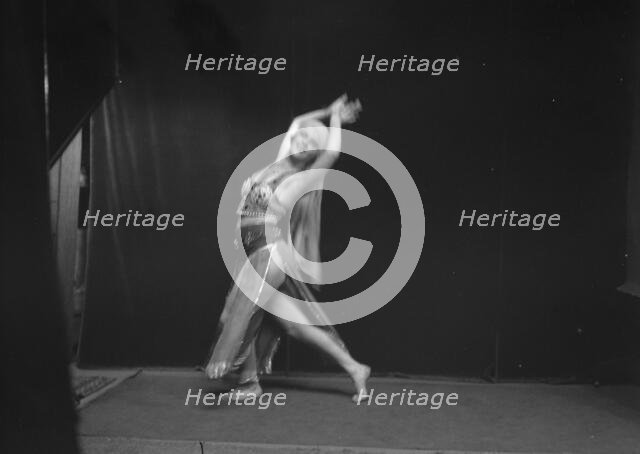 Unidentified dancer, possibly an Elizabeth Duncan dancer, between 1911 and 1942. Creator: Arnold Genthe.