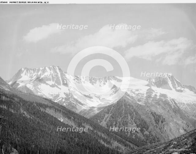 Hermit Range, Selkirk Mts., B.C., between 1900 and 1906. Creator: Unknown.