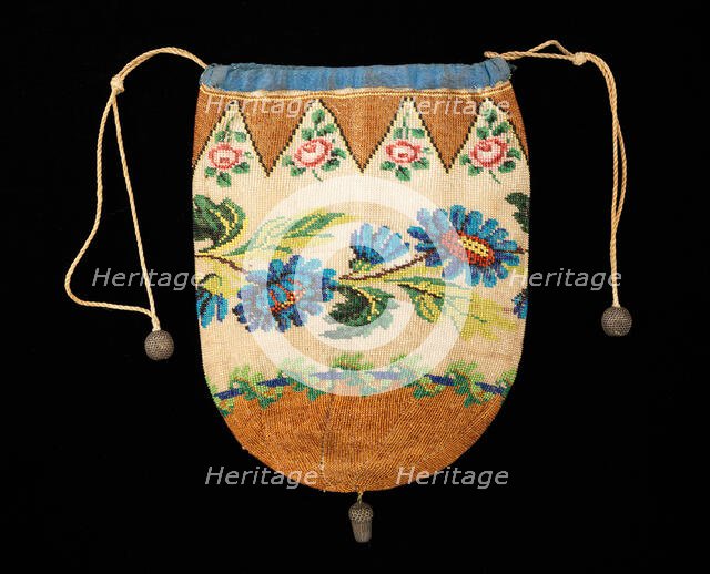 Pouch, American, 1810-40. Creator: Unknown.