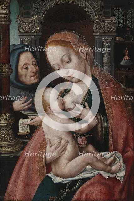The Holy Family, 1521-1543. Creator: Workshop of Joos van Cleve.