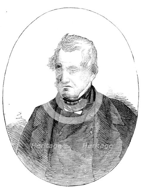 General Perronet Thompson, M.P. for Bradford - from a photograph by John Watkins, 1858. Creator: Unknown.