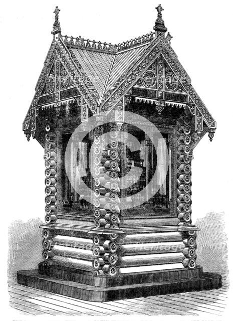The International Exhibition: brush trophy in the Russian Court, 1862. Creator: Unknown.