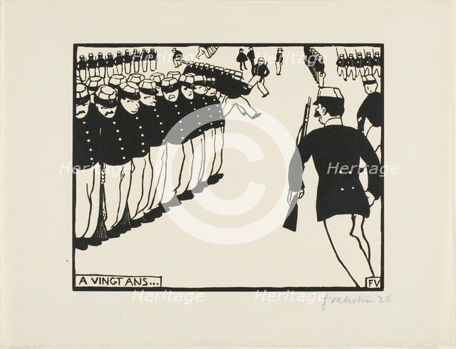 At the Age of Twenty..., 1894. Creator: Félix Vallotton.