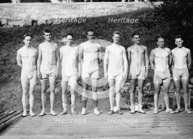 Yale Varsity line-up, between c1910 and c1915. Creator: Bain News Service.