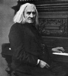 Franz Liszt, Hungarian pianist and composer, 1886 (1951). Artist: Unknown