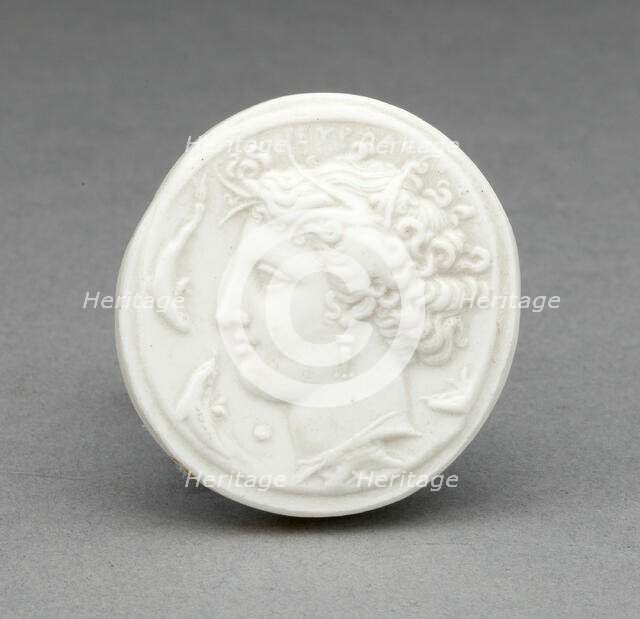 Medallion with Arethusa, Burslem, Early 19th century. Creator: Wedgwood.