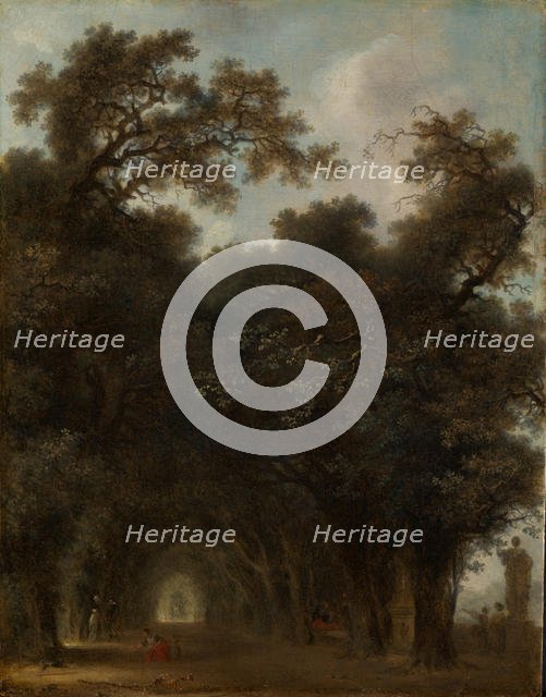 A Shaded Avenue, ca. 1775. Creator: Jean-Honore Fragonard.