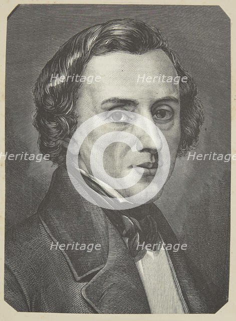 Portrait of Frédéric Chopin (1810-1849). Creator: Anonymous.