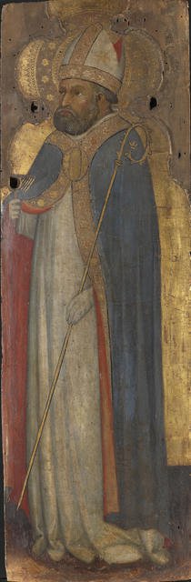 Saint Blaise, ca 1400. Creator: Andrea di Bartolo (bef. 1389-1428).