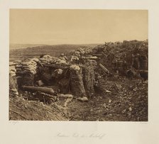 East Malakoff Battery. From: Souvenir de la Guerre de Crimee, 1855. Creator: Langlois, Jean-Charles (1789-1870).