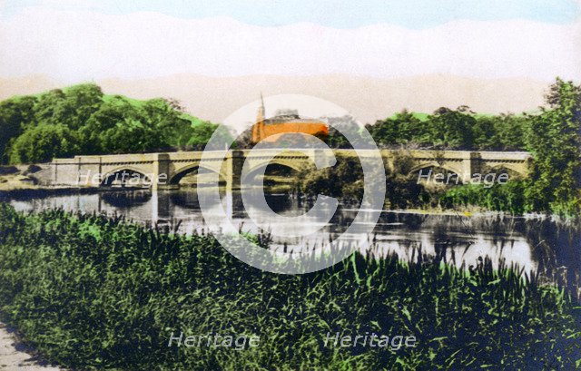 Bridge over the River Thames at Clifton Hampden, 1926.Artist: Cavenders Ltd