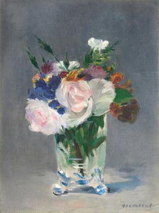 Flowers in a Crystal Vase, c. 1882. Creator: Edouard Manet.