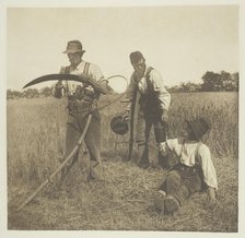 In the Barley-Harvest (Suffolk), 1883/87, printed 1888. Creator: Peter Henry Emerson.