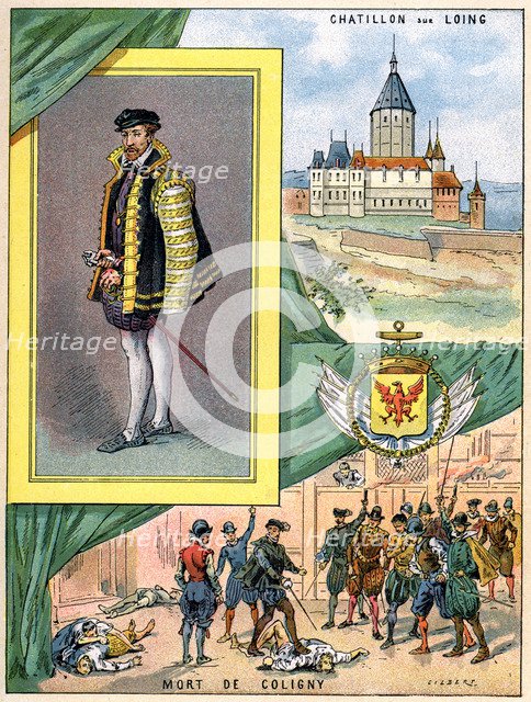 Gaspard de Coligny, Admiral of France, 1898. Artist: Gilbert