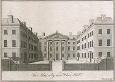 The Admiralty, near Whitehall, Westminster, London, 1750. Artist: Benjamin Cole.