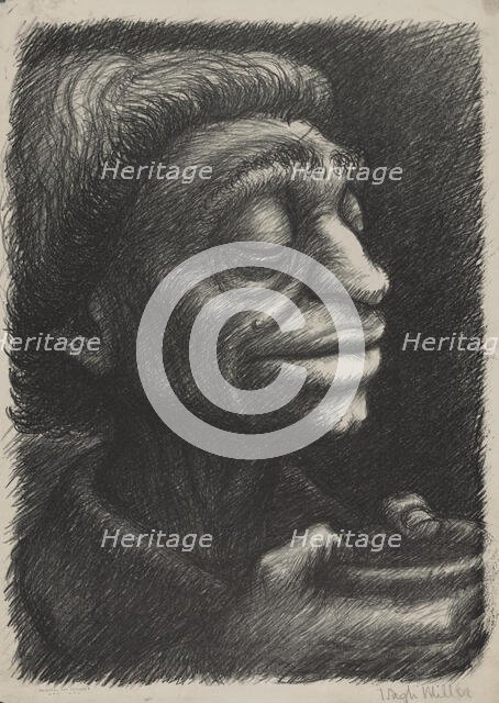 Portrait, ca.1935 - 1943. Creator: Hugh Miller.