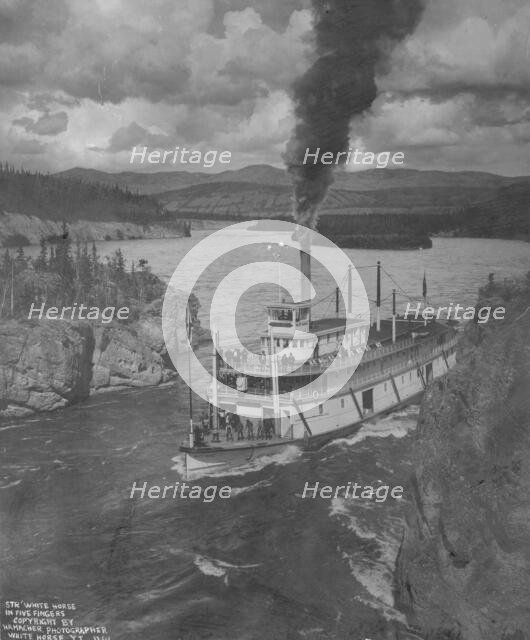 Steamer "White Horse" in Five Fingers, 1920. Creator: Unknown.