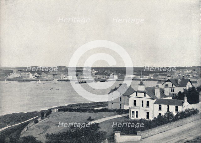 'Bangor - The Town and the Bay, from Mornington Park, Princeton', 1895. Artist: Unknown.