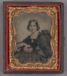 Portrait of Julia A. Magillon, about 1860. Creator: Unknown.