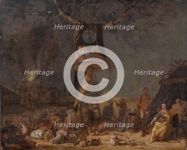 Patientia (Allegory of Patience), 1660-1670. Creator: Cornelis Saftleven.