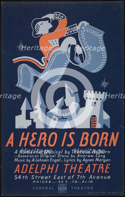 A Hero is Born, New York, [1930s]. Creator: Unknown.