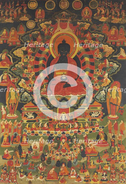 The Medicine Buddha, 18th century. Creator: Tibetan culture.