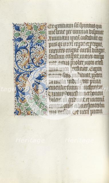 Book of Hours (Use of Rouen): fol. 21v, c. 1470. Creator: Master of the Geneva Latini (French, active Rouen, 1460-80).