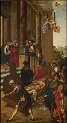 The Martyrdom of Saint Erasmus, 1500. Creator: Anonymous.