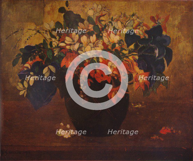 'A Vase of Flowers', 1896, (1932). Artist: Paul Gauguin.