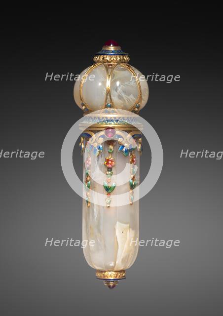 Perfume Vial, c. 1900. Creator: Tecla Firm (French).