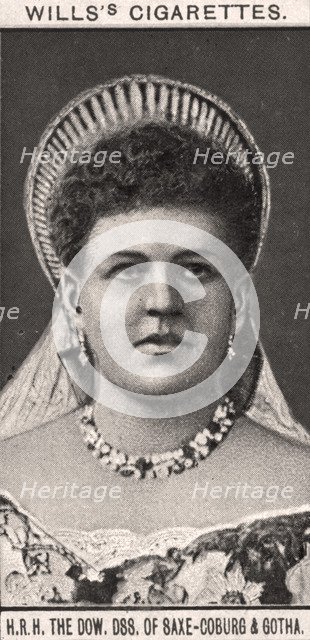 H.R.H, The Dow, DSS. Of Saxe-Coburg & Gotha, 1908.Artist: WD & HO Wills