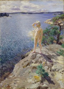 In the Skerries. Artist: Zorn, Anders Leonard (1860-1920)