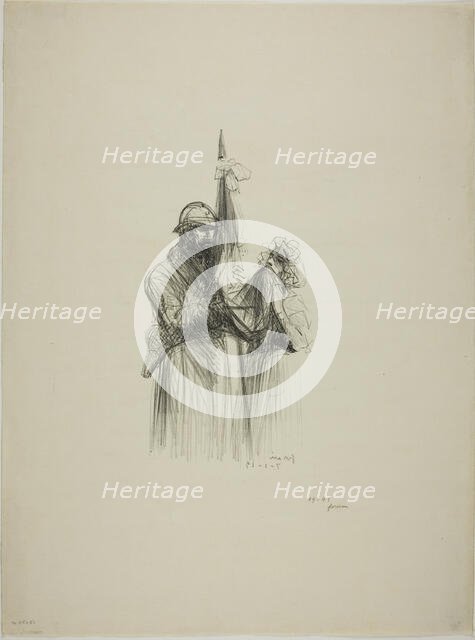 Kissing the Flag, 1919. Creator: Jean Louis Forain.