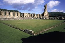 General view of cloister, Byland Abbey, North Yorkshire, 1998. Artist: Unknown