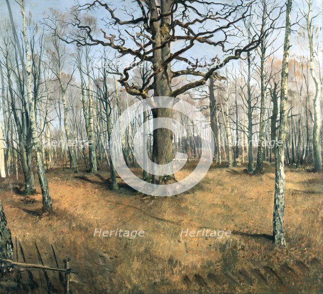 Wermsdorf Forest, 1859. Artist: Rayski, Louis Ferdinand von (1806-1890)