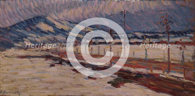 A bridge. Artist: Javlensky, Alexei, von (1864-1941)