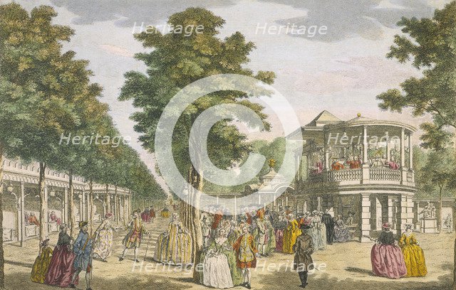 Vauxhall Gardens, Lambeth, 18th century. Artist: Unknown