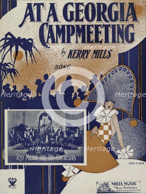 'At a Georgia camp meeting', 1937.  Creator: Unknown.
