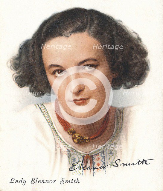 Lady Eleanor Smith, 1937. Artists: Unknown, WD & HO Wills.