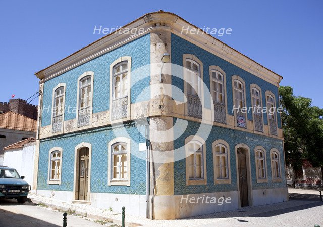 A blue house, Silves, Portugal, 2009. Artist: Samuel Magal