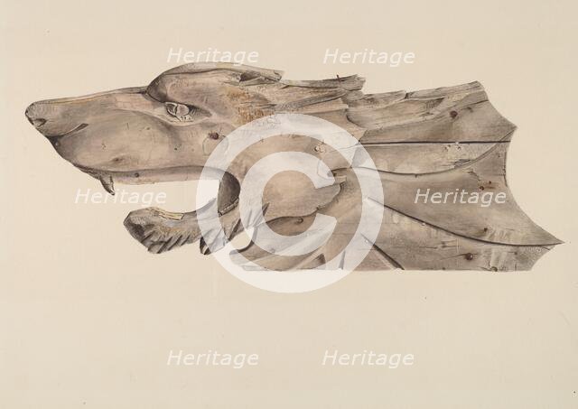 Wolf's Head, c. 1939. Creator: Harry King.