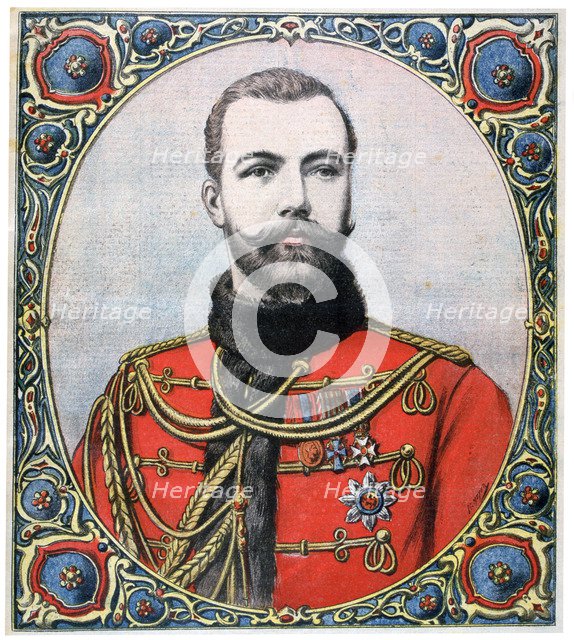 Tsar Nicholas II of Russia, 1894. Artist: Henri Meyer