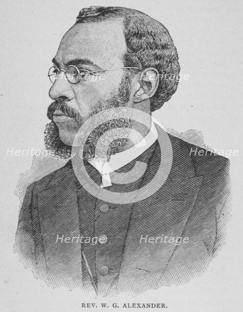 Rev. W. G. Alexander, 1897. Creator: Unknown.