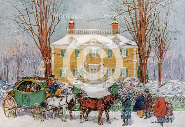 Longfellow House, Cambridge, Massachusetts, USA, c18th century (1921).Artist: James Preston