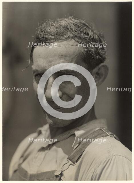 Mulatto Worker on John Henry cotton plantation, Melrose, Louisiana, 1940. Creator: Marion Post Wolcott.