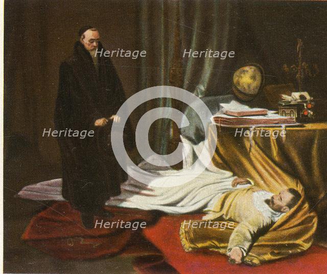 Seni with the body of Wallenstein, 26 February 1634, (1936). Creator: Unknown.